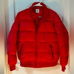 GAP Red Puffer Jacket